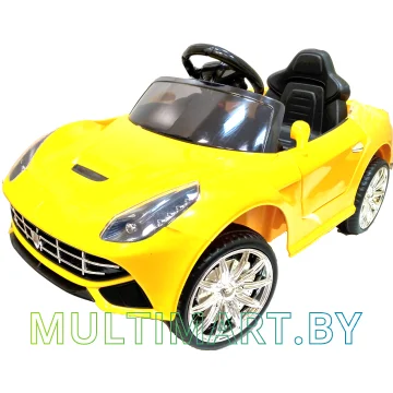 Электромобиль First Car Ferrari F12 HL-1078 (желтый)